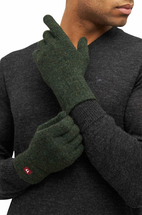 Apu Kuntur – Baby-Alpaka-Fingerhandschuhe unifarben – 100 % Baby-Alpaka
