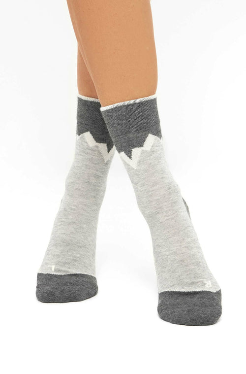Apu Kuntur – Alpaka-Premium-Wandersocken | Baby-Alpaka-Pima-Mix