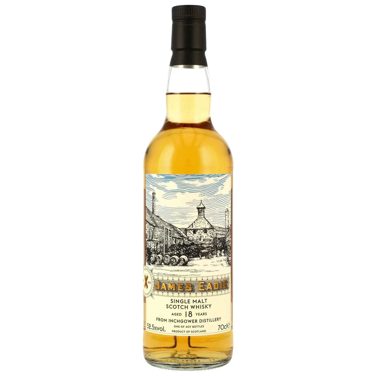 Inchgower 18 2007/2026 - James Eadie - Refill Hogshead #801639