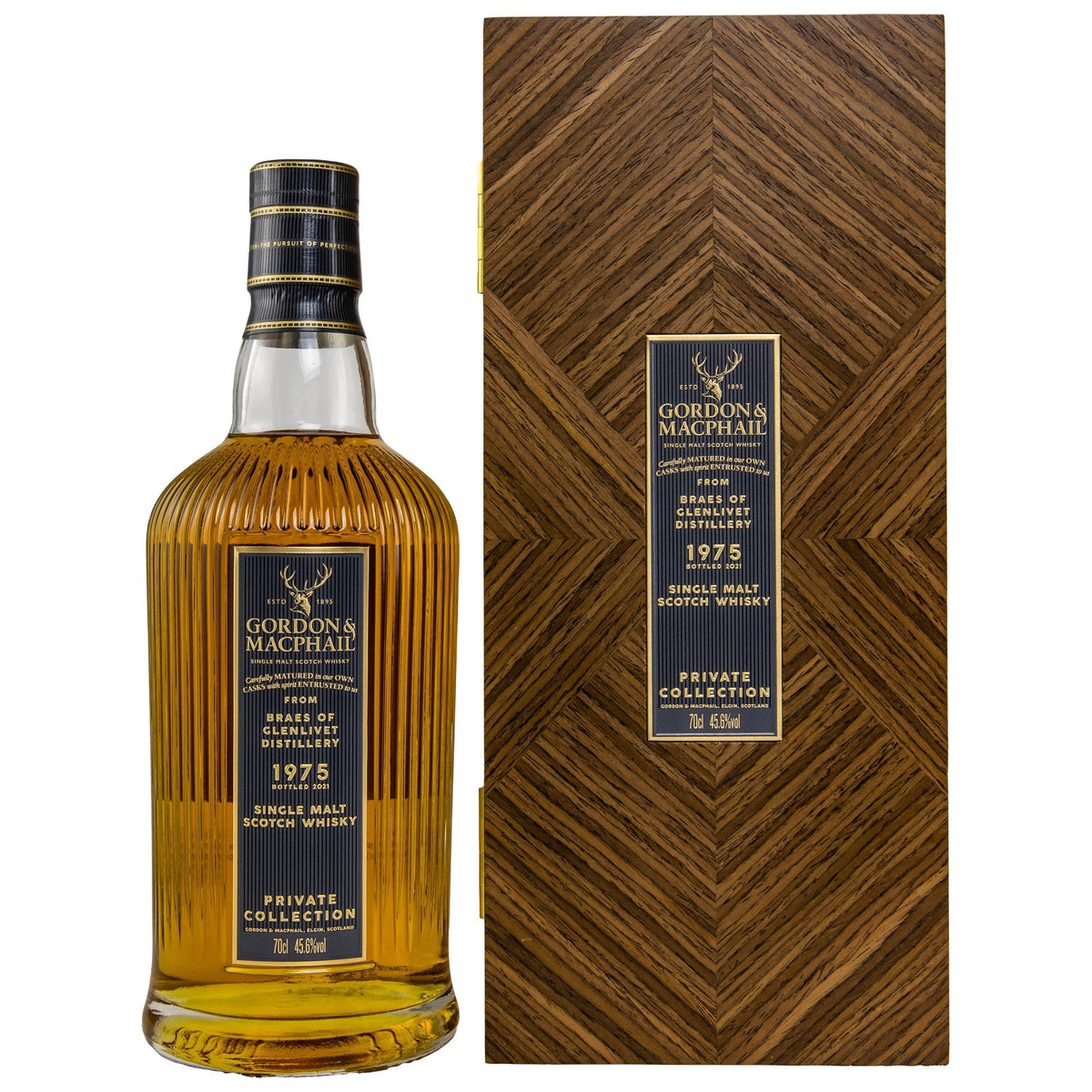 Braes of Glenlivet (Braeval) 46 1975/2021  - Gordon & MacPhail Private Collection - Refill American Hogshead #15370