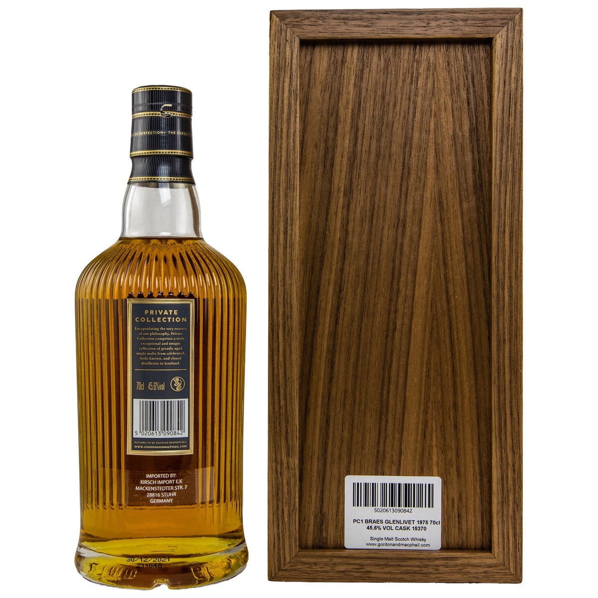 Braes of Glenlivet (Braeval) 46 1975/2021  - Gordon & MacPhail Private Collection - Refill American Hogshead #15370