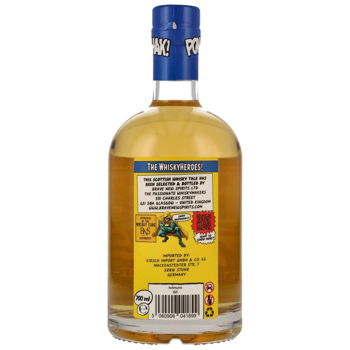 Inchmurrin (Loch Lomond) 10 - Whisky Heroes: In the Deep -  1st Fill Bourbon Barrel #69