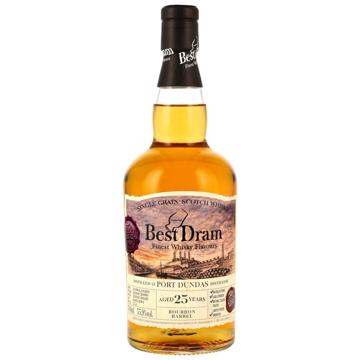 Port Dundas 25 2000/2026 - Best Dram - Bourbon Barrel #305281
