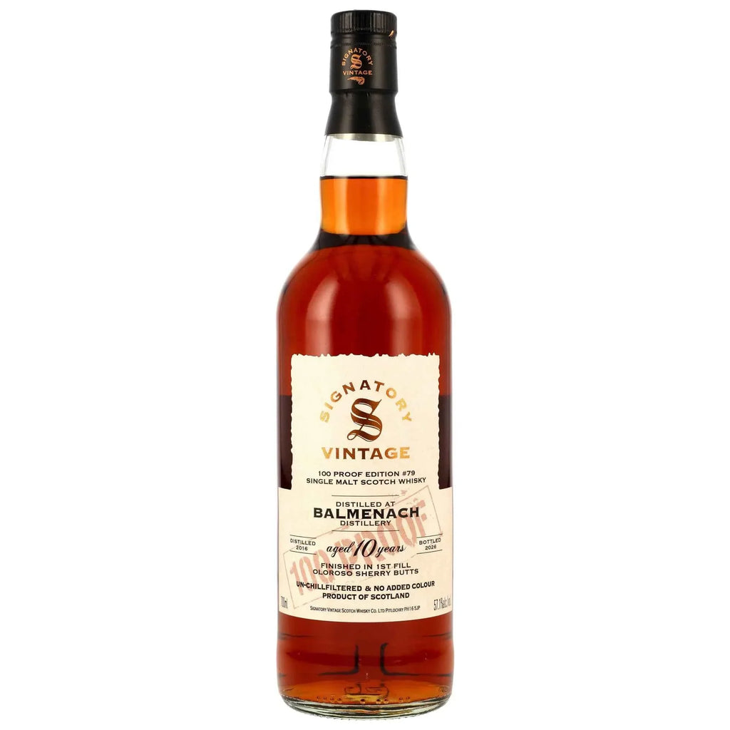 Balmenach 10 2016/2026 - Signatory Vintage - 100 PROOF #79