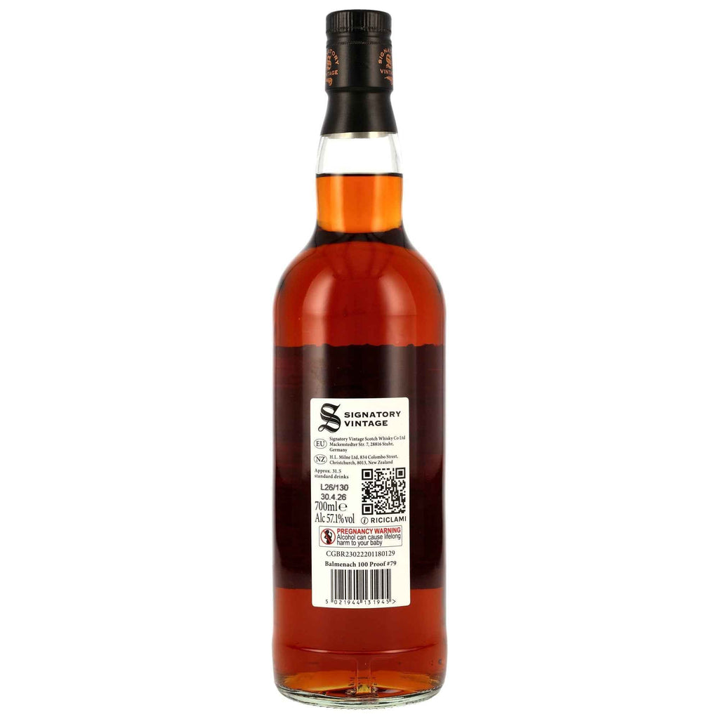 Balmenach 10 2016/2026 - Signatory Vintage - 100 PROOF #79