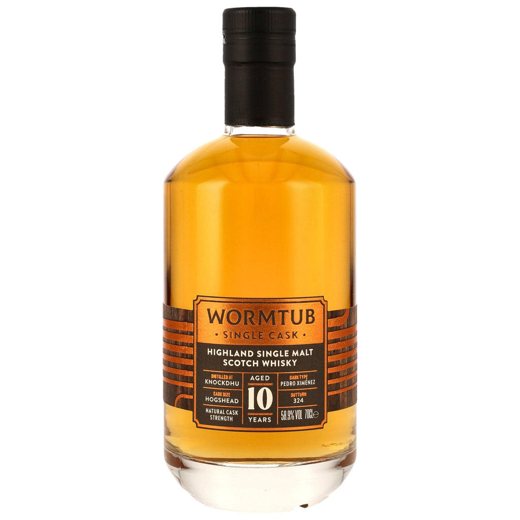 Knockdhu 10 - Wormtub Single Cask - PX Sherry Hogshead
