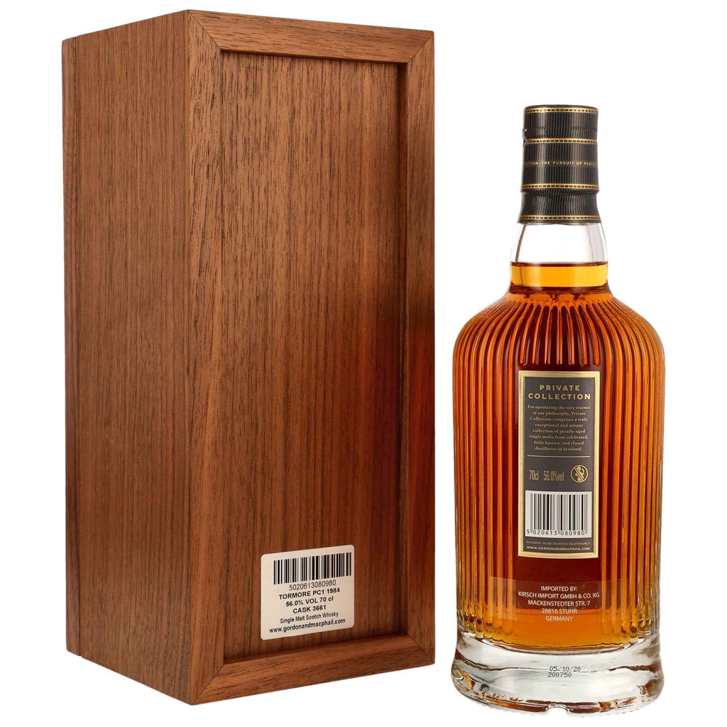 Tormore 36 1984/2020 - Gordon & MacPhail Private Collection - Refill Bourbon Barrel #3661