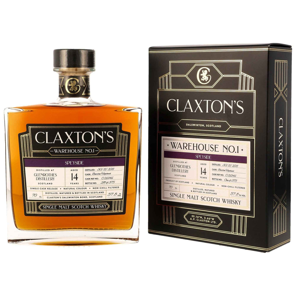 Glenrothes 14 - Claxtons - Bourbon Hogshead #C26146