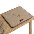 Apu Kuntur - Alpaka-Sitzauflage - braun - 40x40cm - 70% Alpaka 30% Wolle