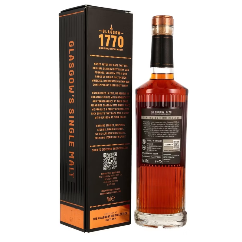 Glasgow 1770 7 2018/2025 - Awakening Series - unpeated - PX Sherry Cask #18/1204