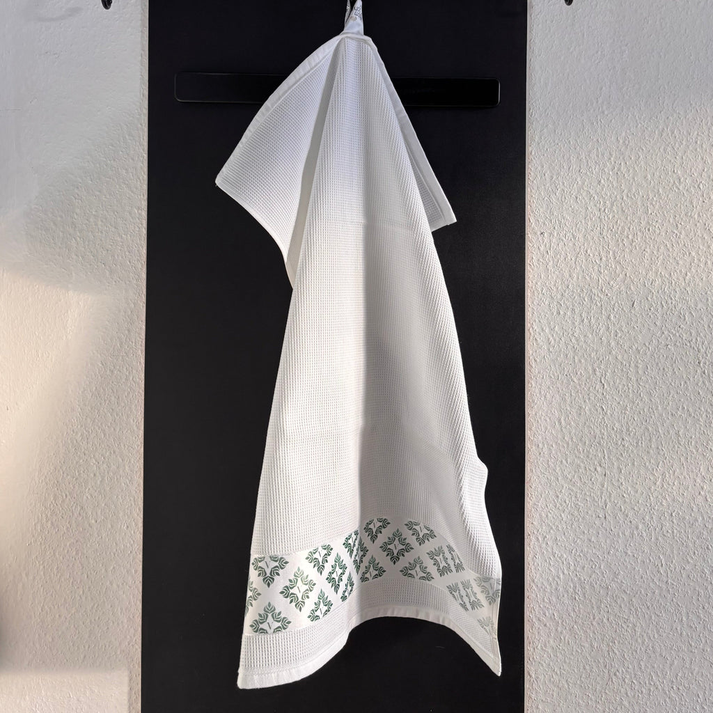 Waffelpiqué-Küchentuch – 100 % Baumwolle – 50 x 70 cm