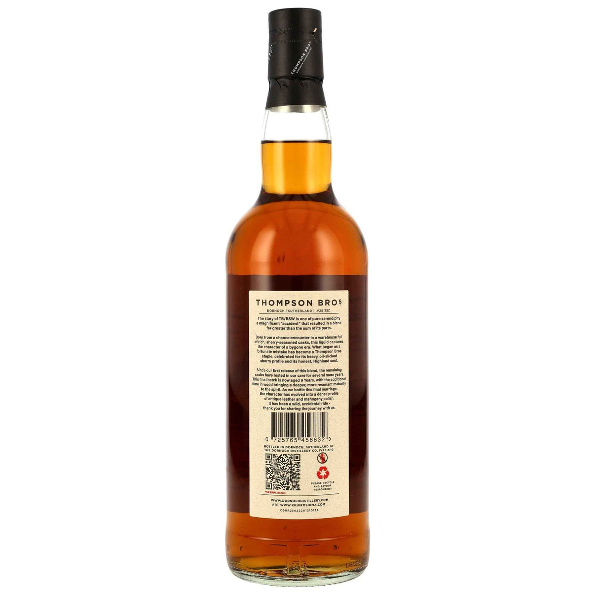 TB/BSW Blended Scotch Whisky 9 - Thompson Bros. - Final Release