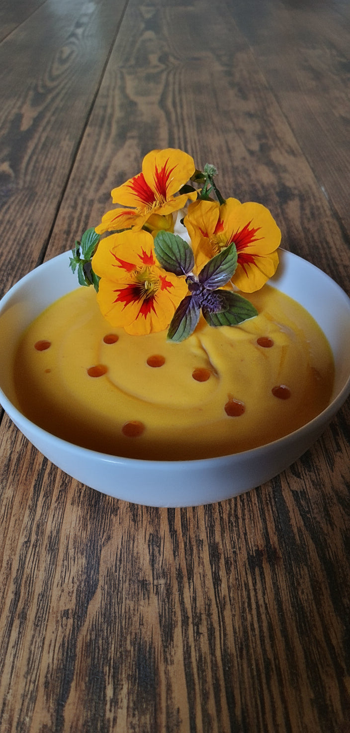 🥣 Vegane Kürbis-Kokos-Suppe | Cremiger Hokkaido aus dem Glas | Superfood – fein & ehrlich 400 g