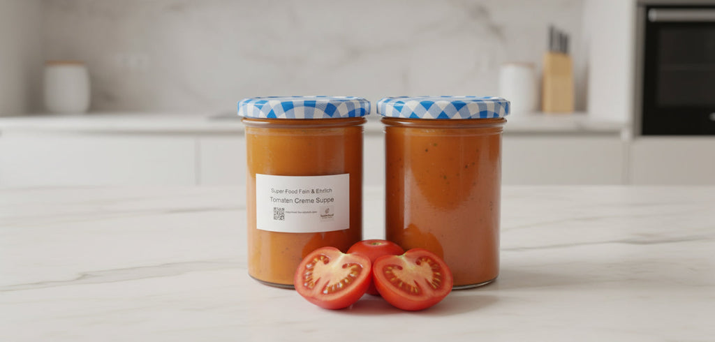 🍅 Tomatencremesuppe vegan im Glas | Handgemacht & Regional | Superfood – fein & ehrlich 400 g