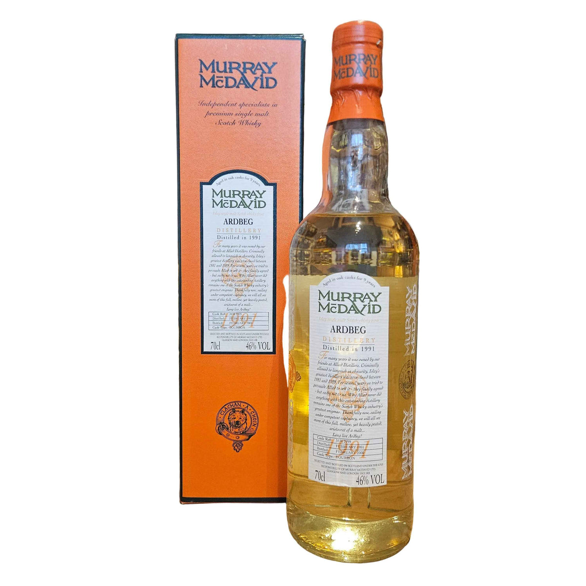 Ardbeg 9 1991/2000 -  Murray McDavid - Bourbon Cask #MM2999
