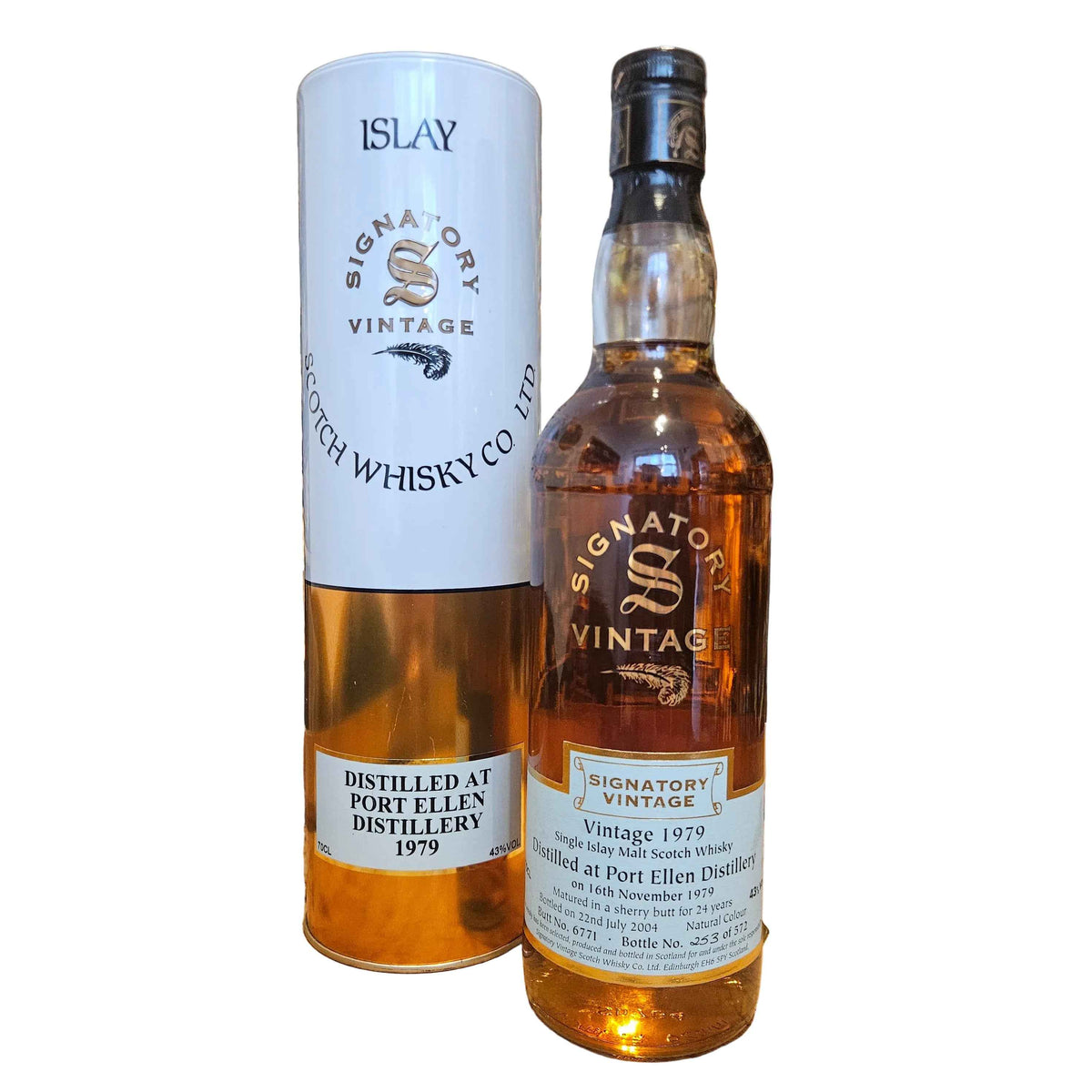 Port Ellen 24 1979/2004 - Signatory Vintage -  Sherry Butt #6771