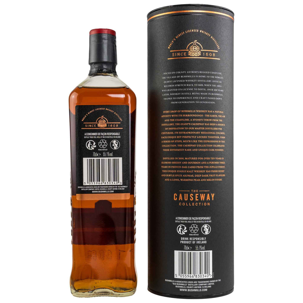 Bushmills 13 2008/2021 - The Causeway Collection - Jupille Cask