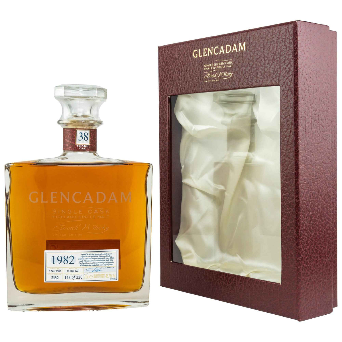 Glencadam 38 1982/2021 - White Port Cask #2350