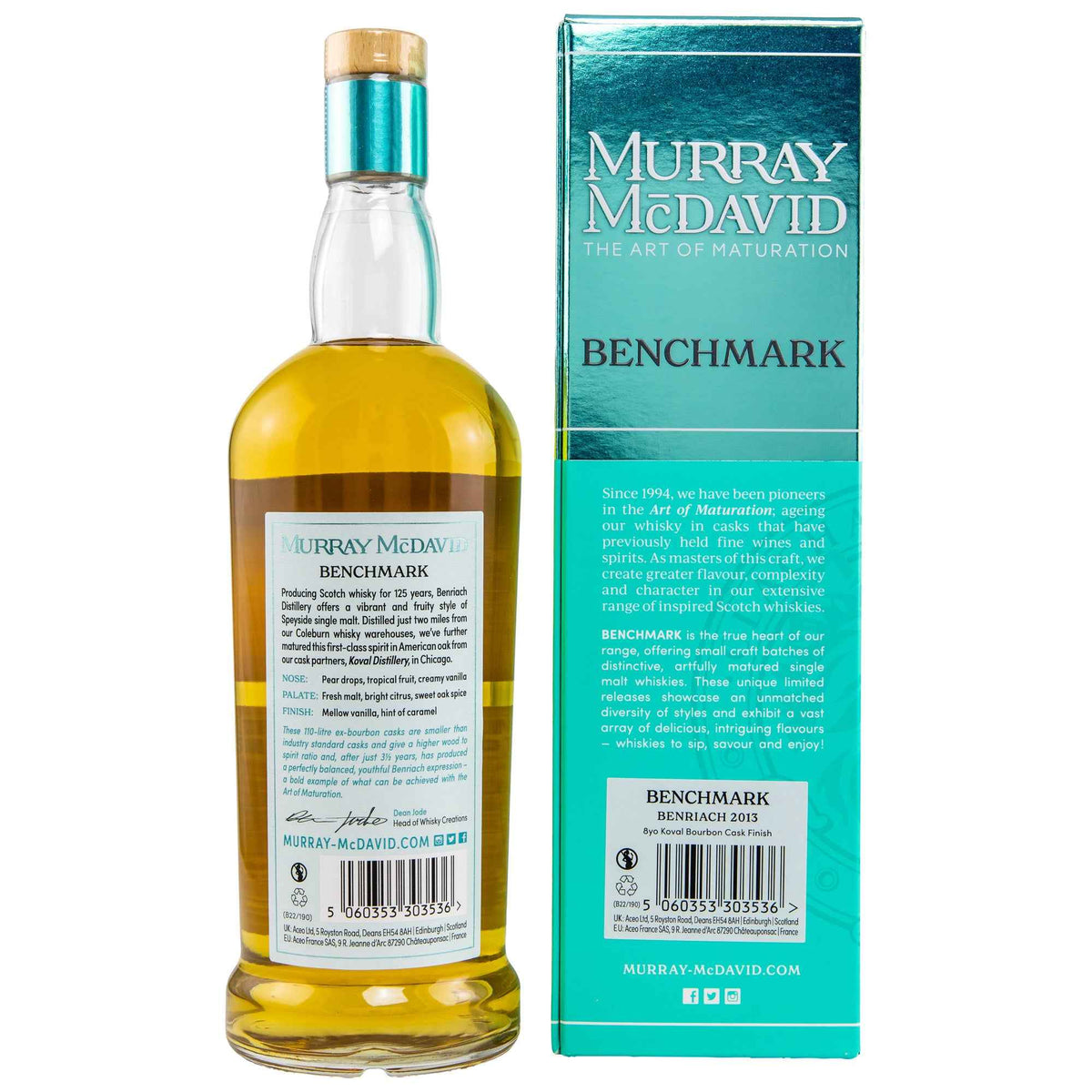 Benriach 8 2013/2022 - Murray McDavid - Koval Bourbon Cask