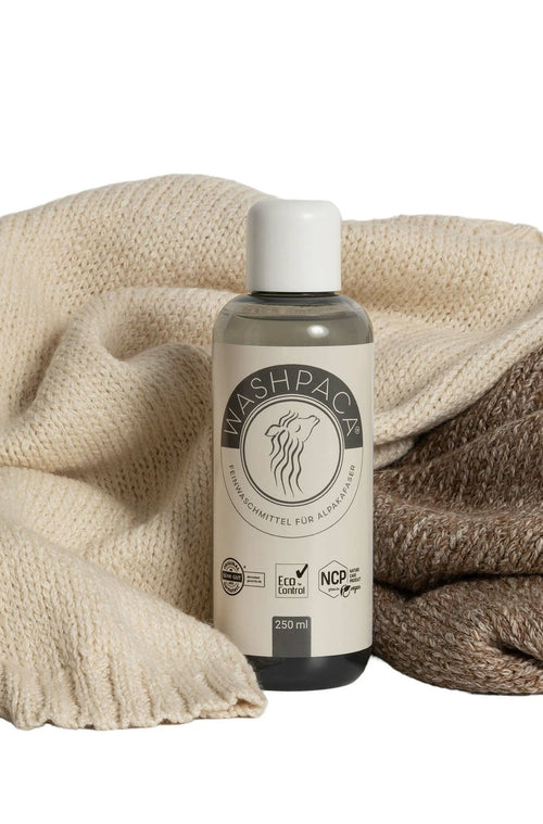 Apu Kuntur - washpaca® - Woll- & Alpakawaschmittel - vegan, lanolinfrei - 250ml