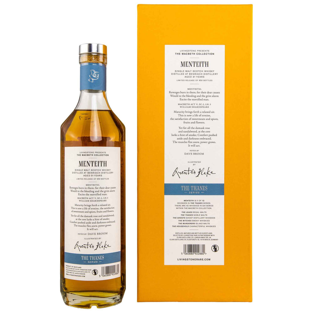 Benriach 31 1992/2023 - Macbeth Series Act One - Menteith