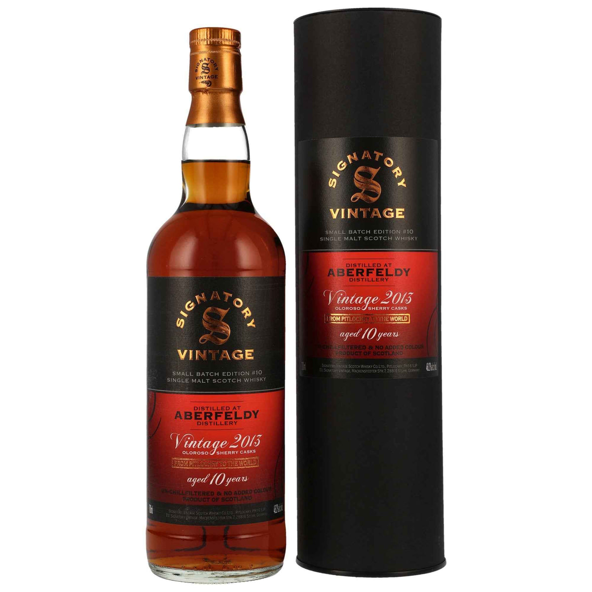 Aberfeldy 10 2013/2024 - Signatory Vintage - Small Batch Edition #10
