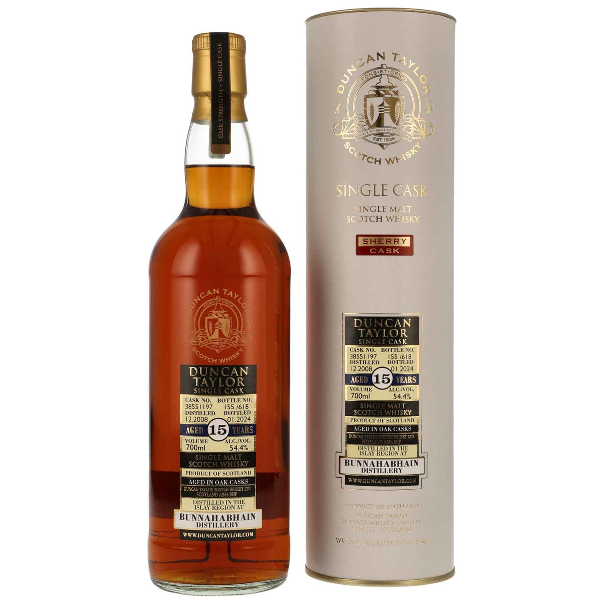 Bunnahabhain 15 2008/2024 - Duncan Taylor - Single Cask #38551197