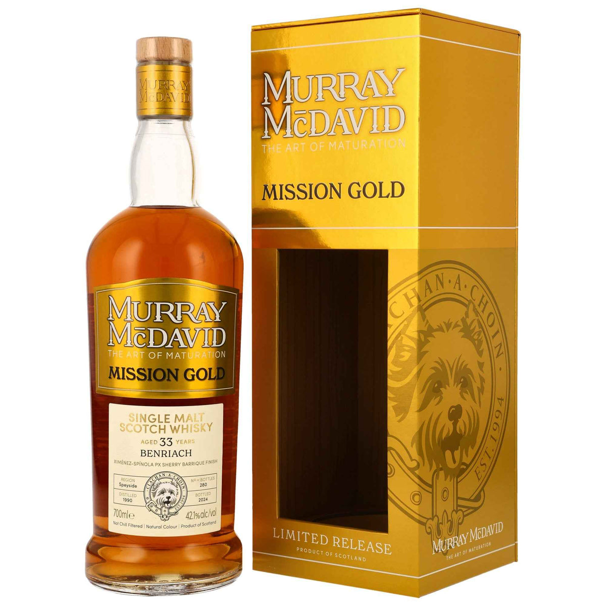 Benriach 33 1990/2024 - Murray McDavid - PX Cask #2201313