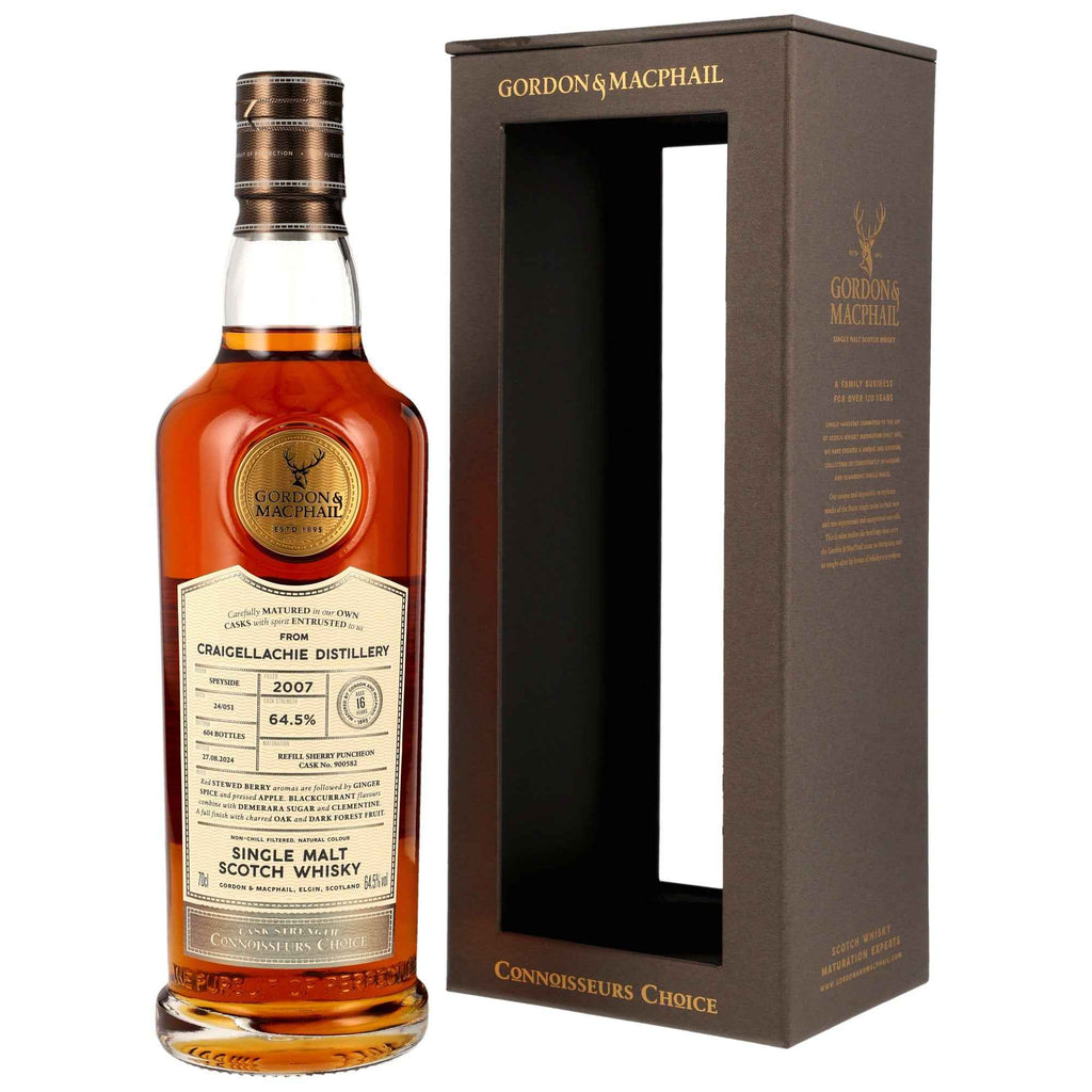 Craigellachie 16 2007/2024 - Gordon & MacPhail - Refill Sherry Puncheon #900582