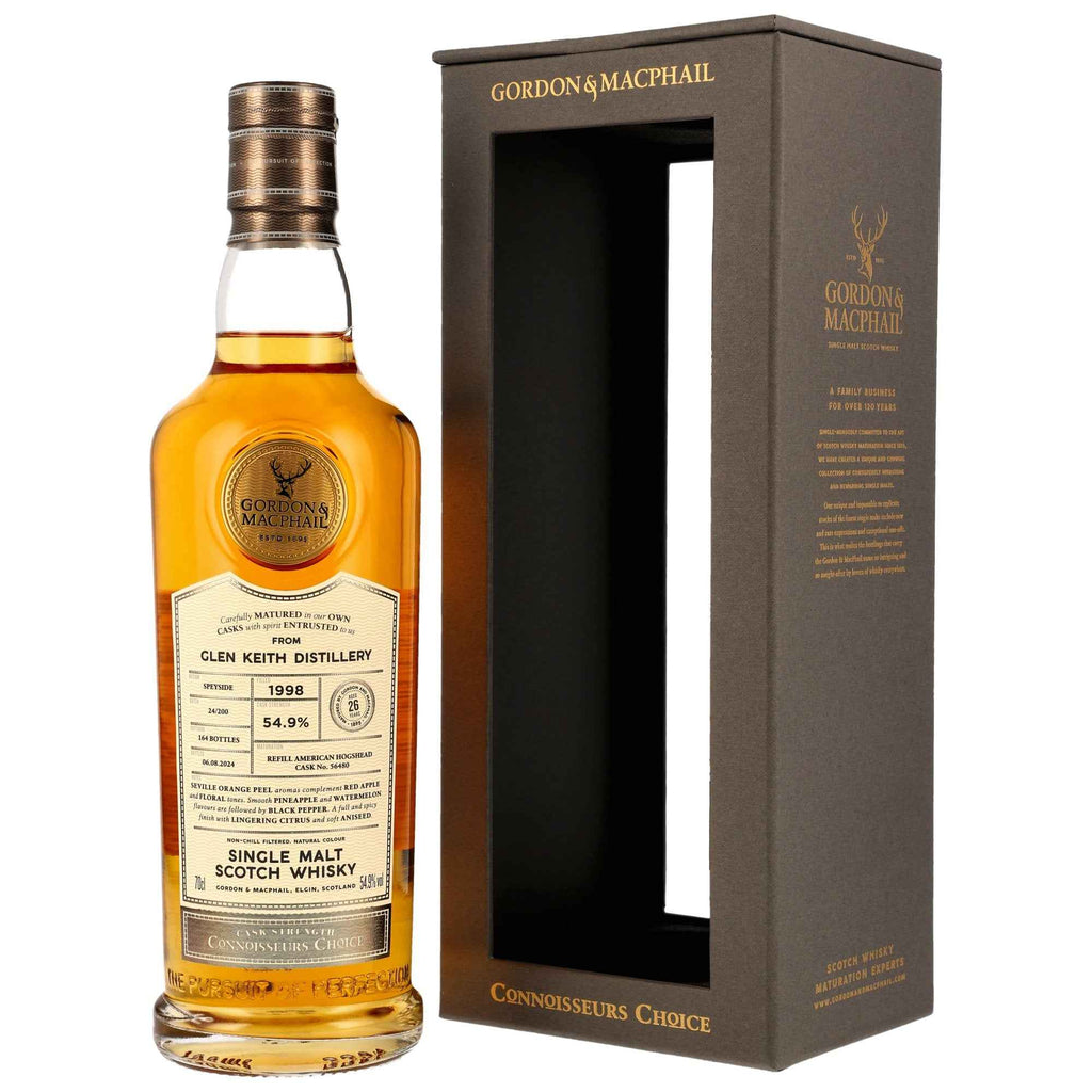 Glen Keith 26 1998/2024 - Gordon & MacPhail - Refill American Hogahead #56480