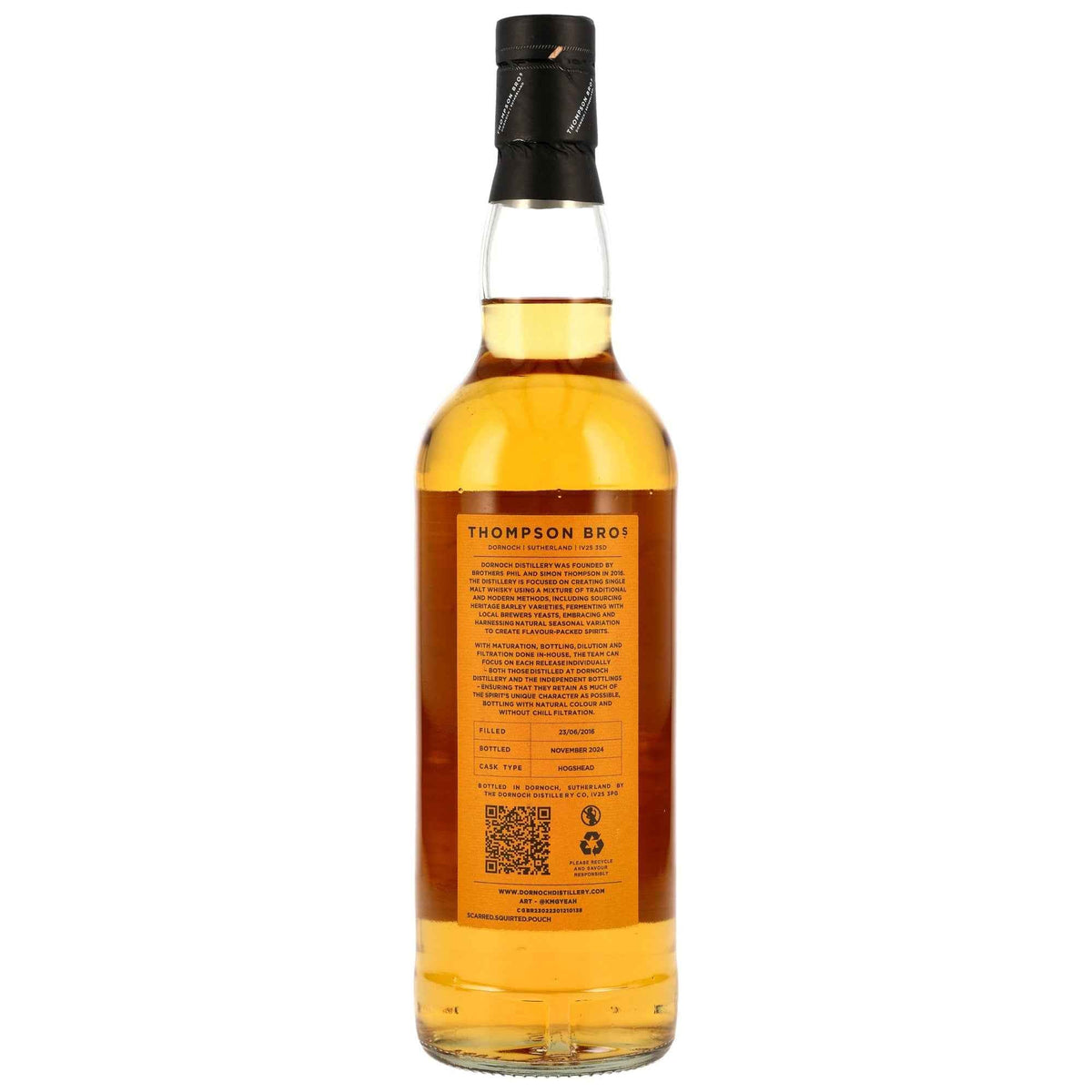 Blended Malt 8 2016/2024 - Thompson Bros. - Teaspooned Private Stock (Ballindalloch) - First Fill Hogshead