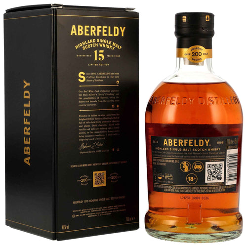 Aberfeldy 15 - Bolgheri Red Wine Casks Finish