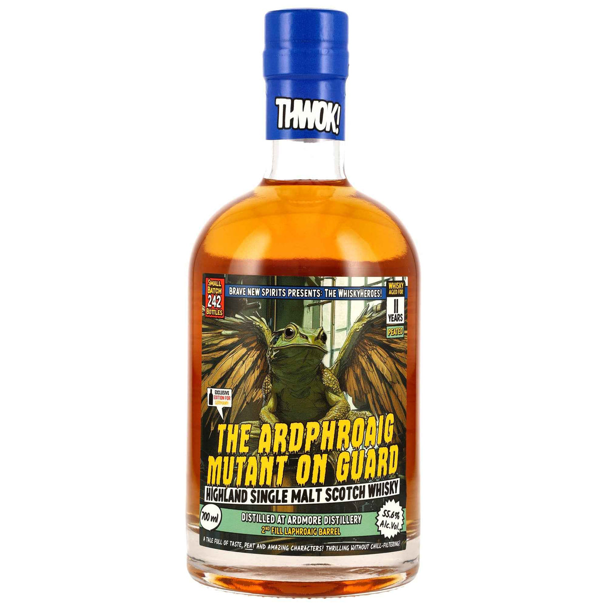 Ardmore 11 - Whisky Heroes: The Ardphroaig Mutant on Guard - 2nd Fill Laphroaig Barrel