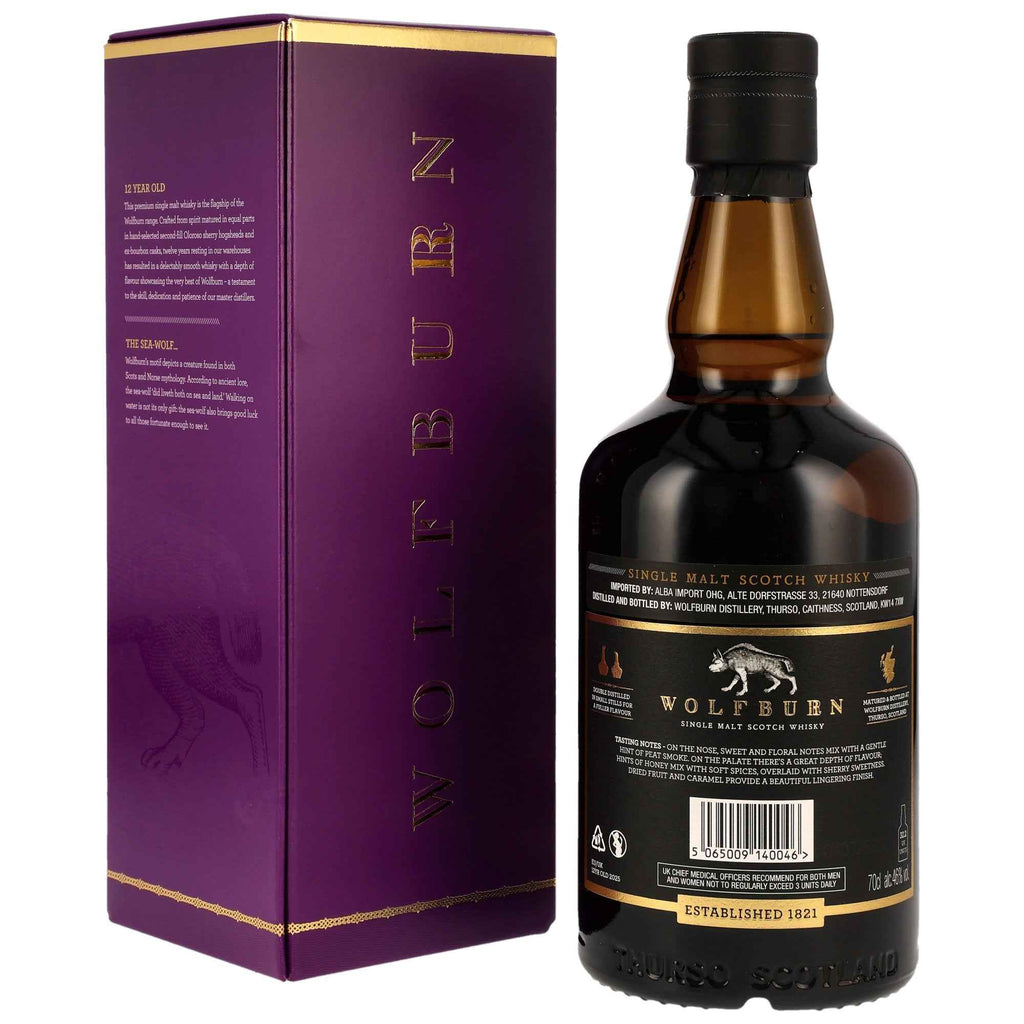 Wolfburn 12 - Bourbon & Oloroso Sherry Casks