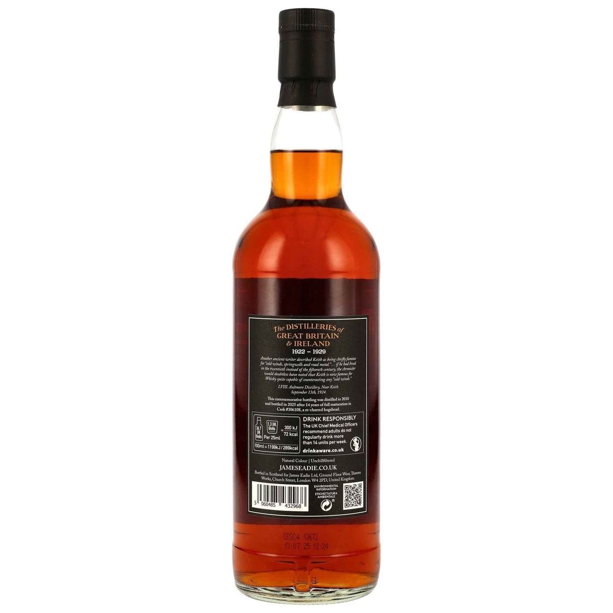 Aultmore 14 2010/2025 - James Eadie - Re-Charred Hogshead #306108