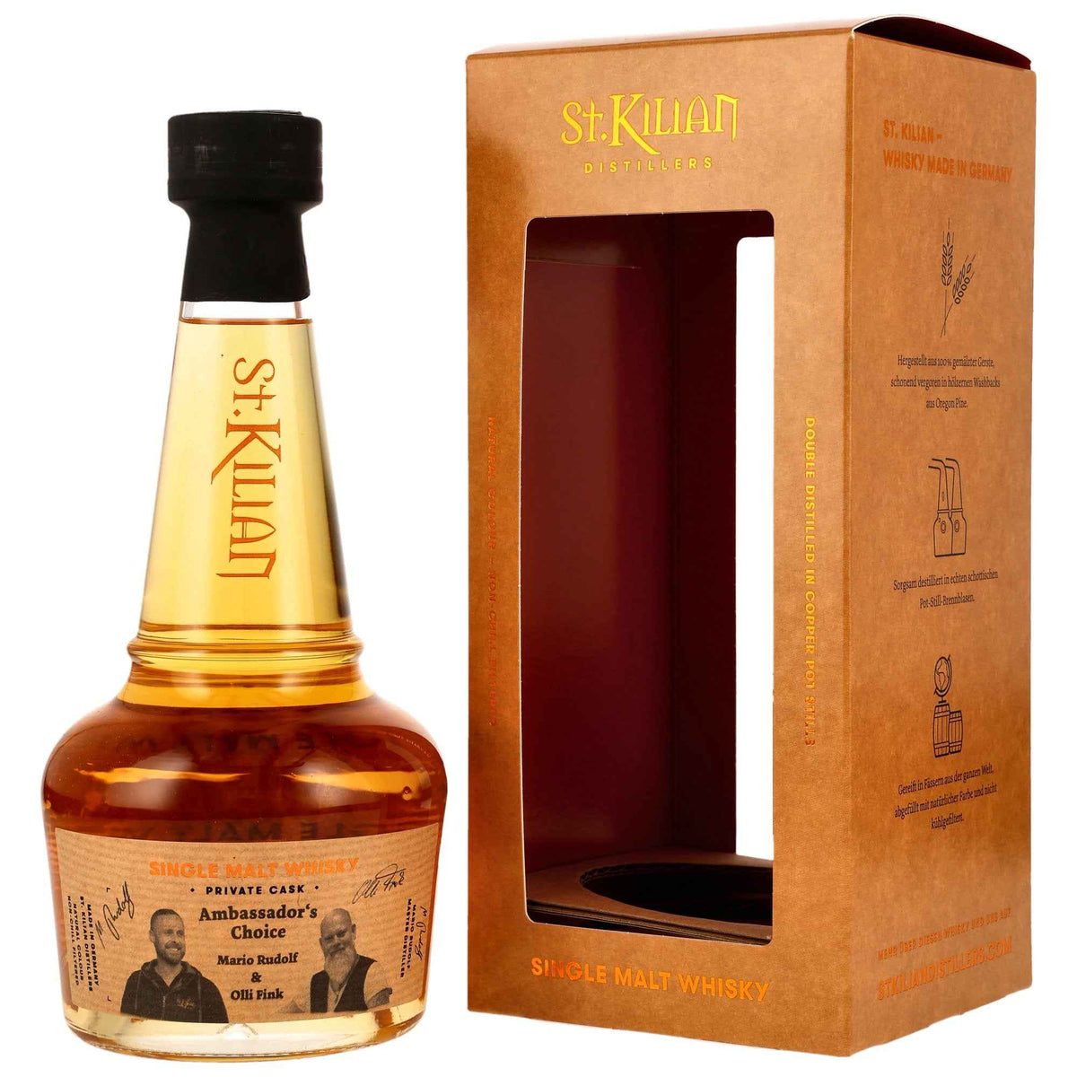 St. Kilian 4 2017/2022 - Ambassador's Choice No.5 - Madeira/Rum Casks #1354, 1355