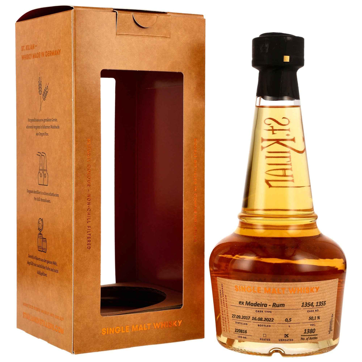 St. Kilian 4 2017/2022 - Ambassador's Choice No.5 - Madeira/Rum Casks #1354, 1355