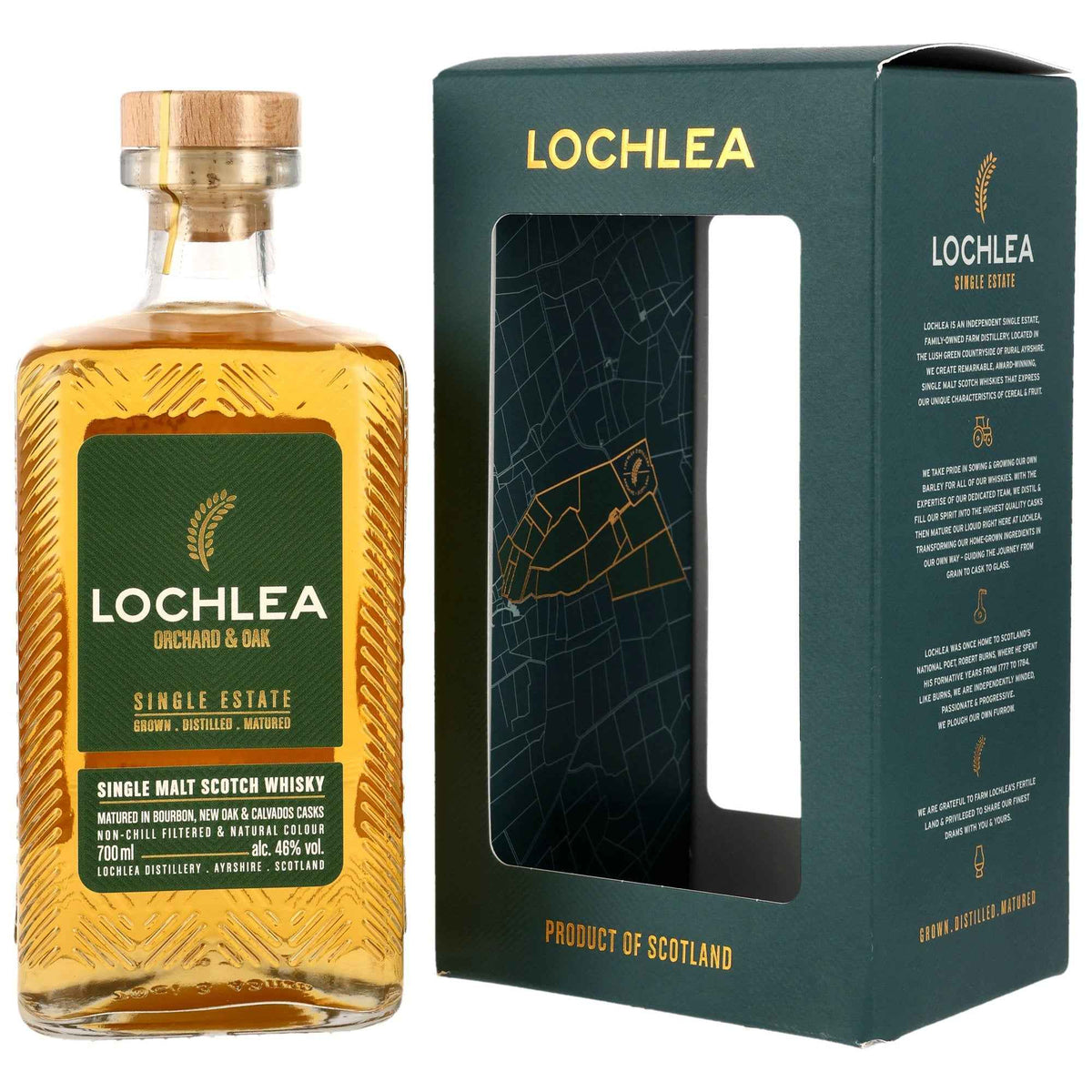 Lochlea - Orchard & Oak - Bourbon, New Oak & Calvados Casks
