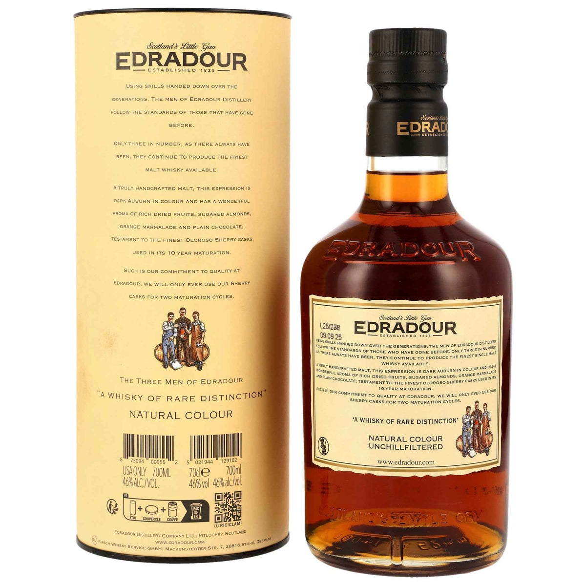 Edradour 10 - 200 Years Edition - 46% Oloroso Sherry Casks