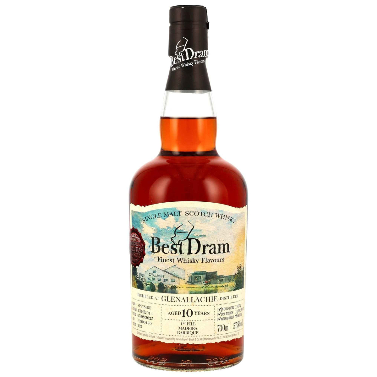 Glenallachie 10 2014/2025 - Best Dram - 1st Fill Madeira Barrique #9900180