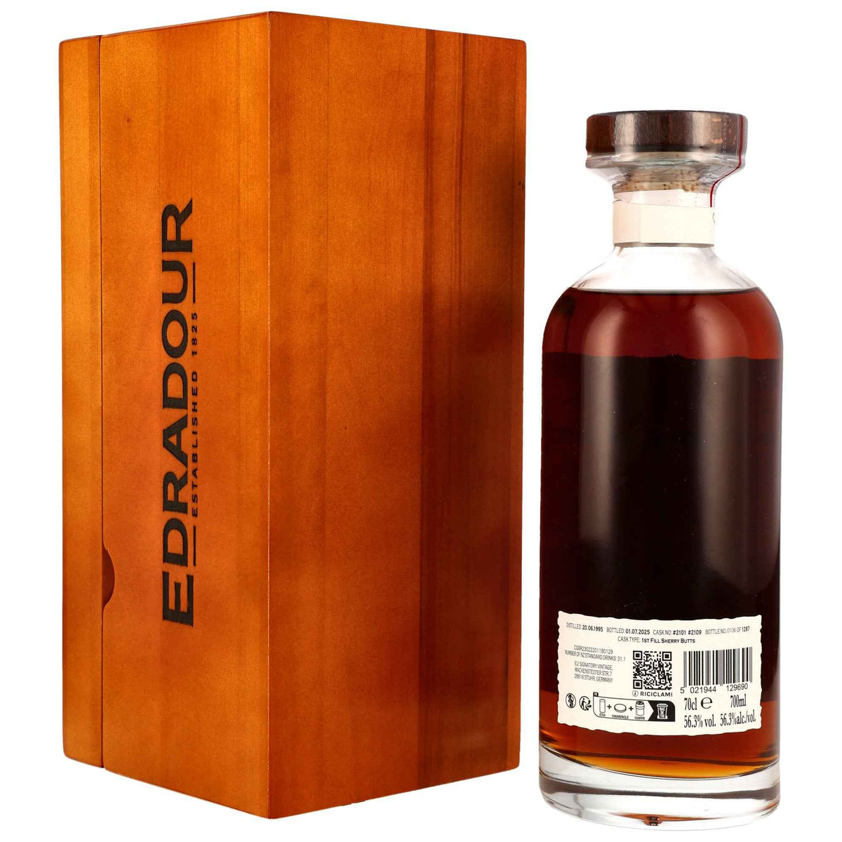 Edradour 30 1995/2025 - 200th Anniversary - Batch #1 , 1st Fill Sherry Butts #2101+2109