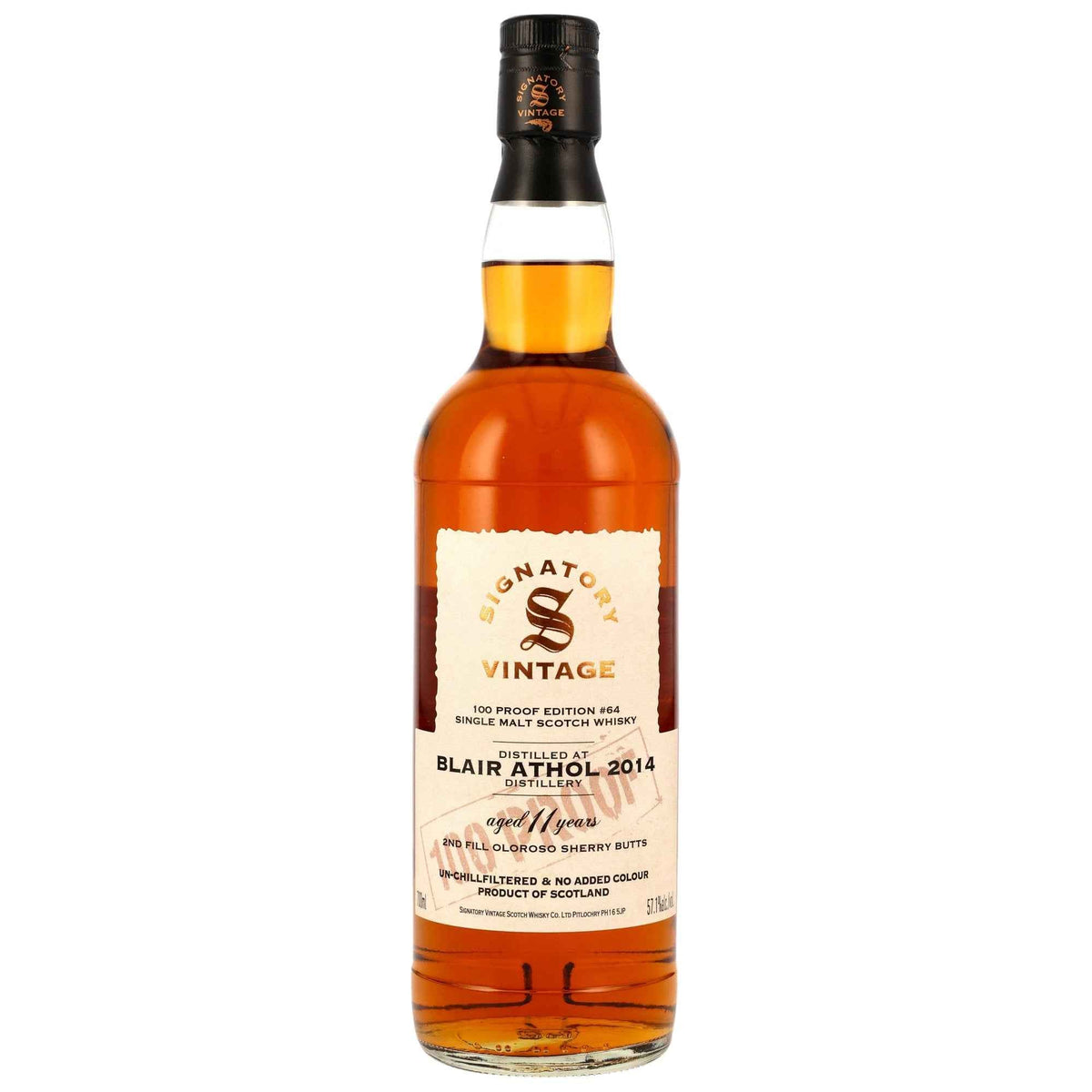 Blair Athol 11 2014/2025 - Signatory Vintage - 100 PROOF #64