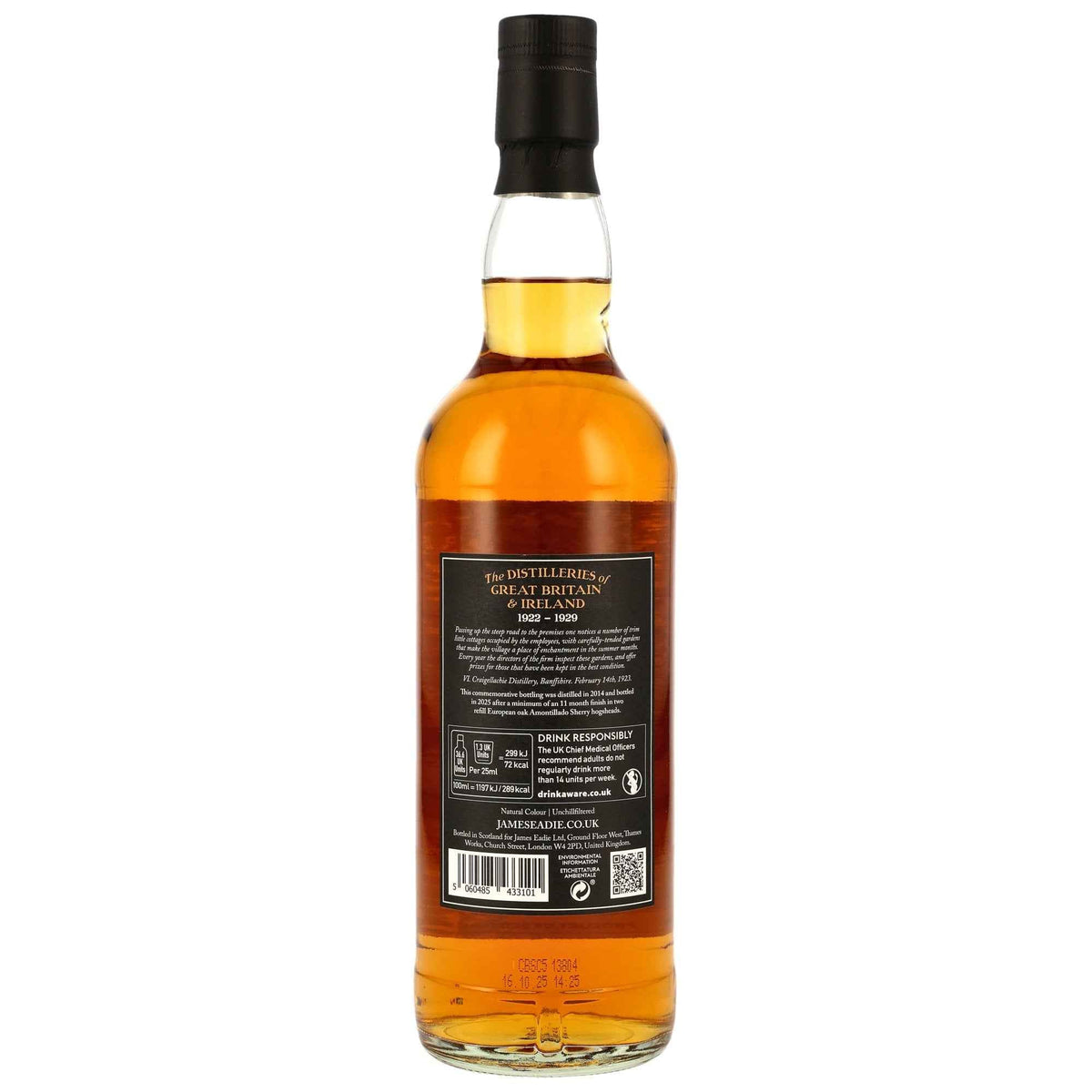 Craigellachie 11 2014/2025 - James Eadie - Amontillado Sherry Hogsheads