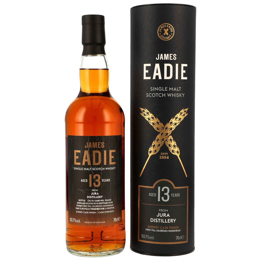 Jura 13 2012/2025 - James Eadie - 1st Fill Oloroso Sherry Hogsheads #386652