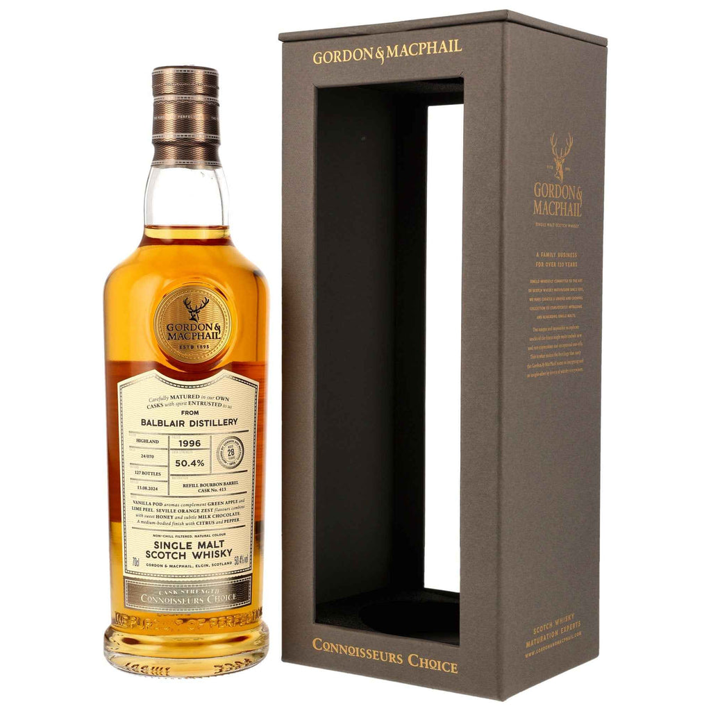 Balblair 28 1996/2024 - Gordon & MacPhail - Refill Bourbon Barrel #413