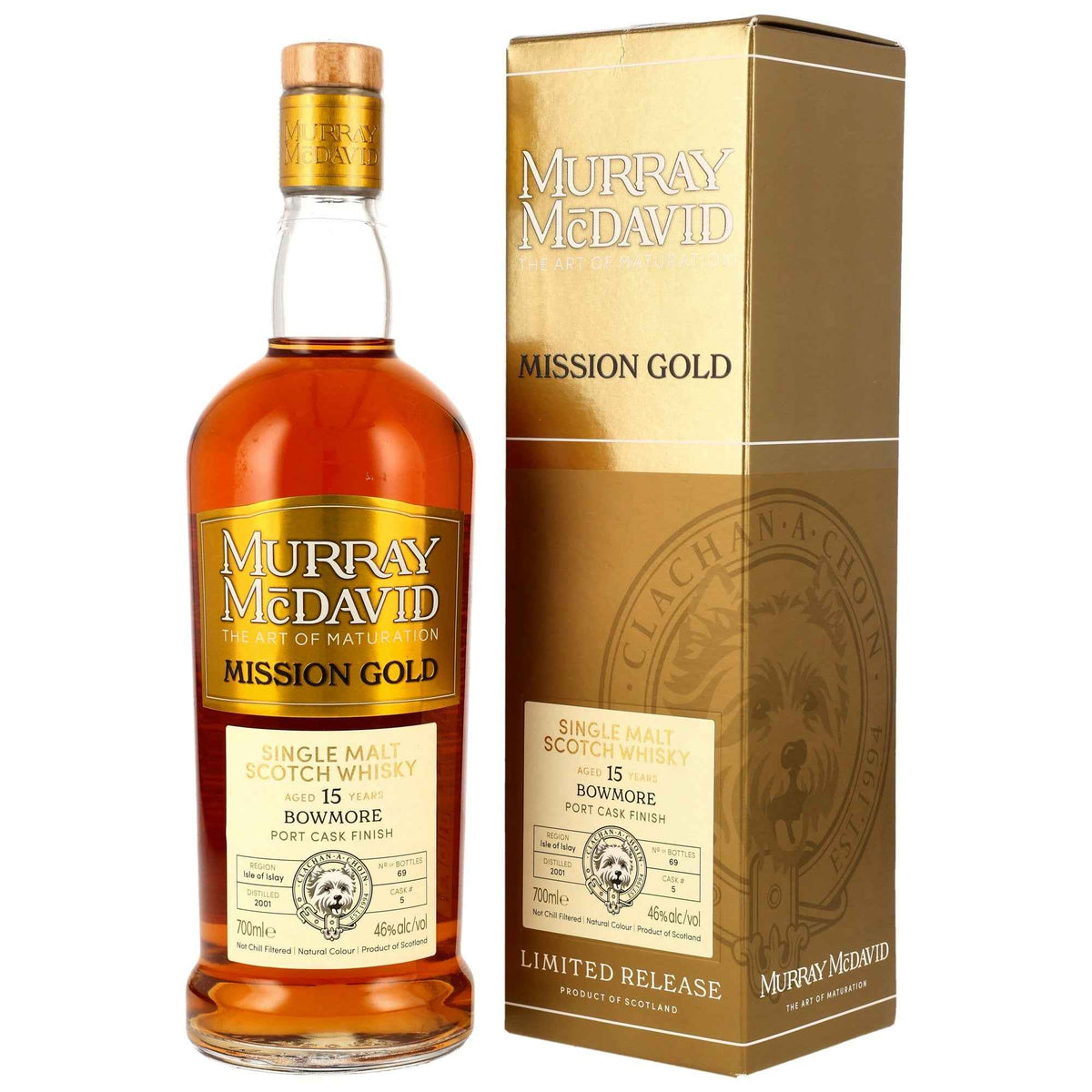 Bowmore 15 - Murray McDavid - Port Cask Finish #5