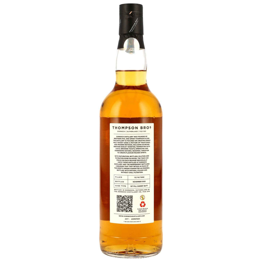 Glen Garioch 27 1998/2025 - Thompson Bros. - First Fill Sherry Butt