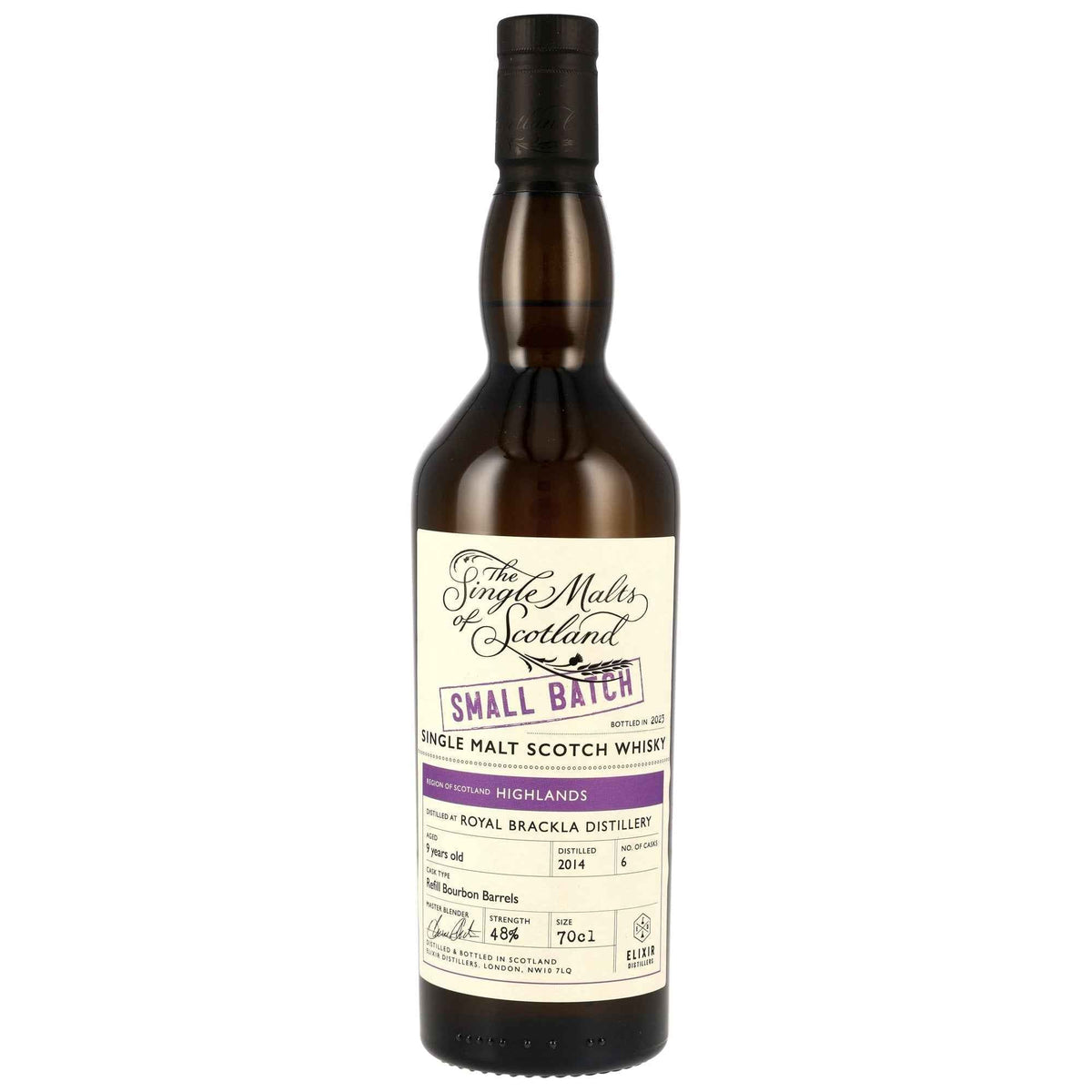 Royal Brackla 9 2014/2023 - Small Batch (SMoS) - Refill Bourbon Barrels