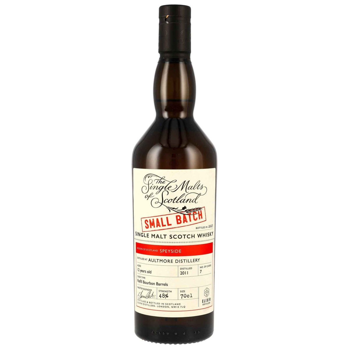 Aultmore 12 2011/2023 - Small Batch (SMoS) - Refill Bourbon Barrels
