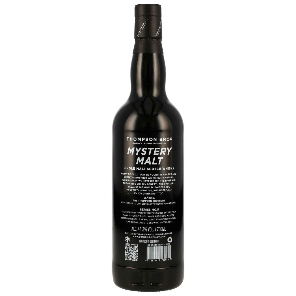 Mystery Malt Series #5 - Single Malt Scotch Whisky - Thompson Bros.